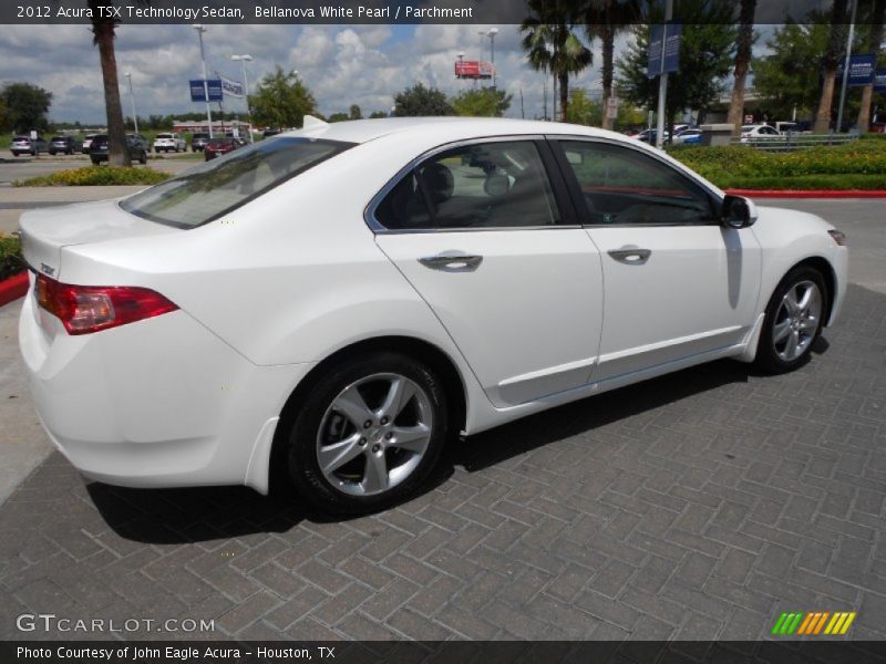 Bellanova White Pearl / Parchment 2012 Acura TSX Technology Sedan