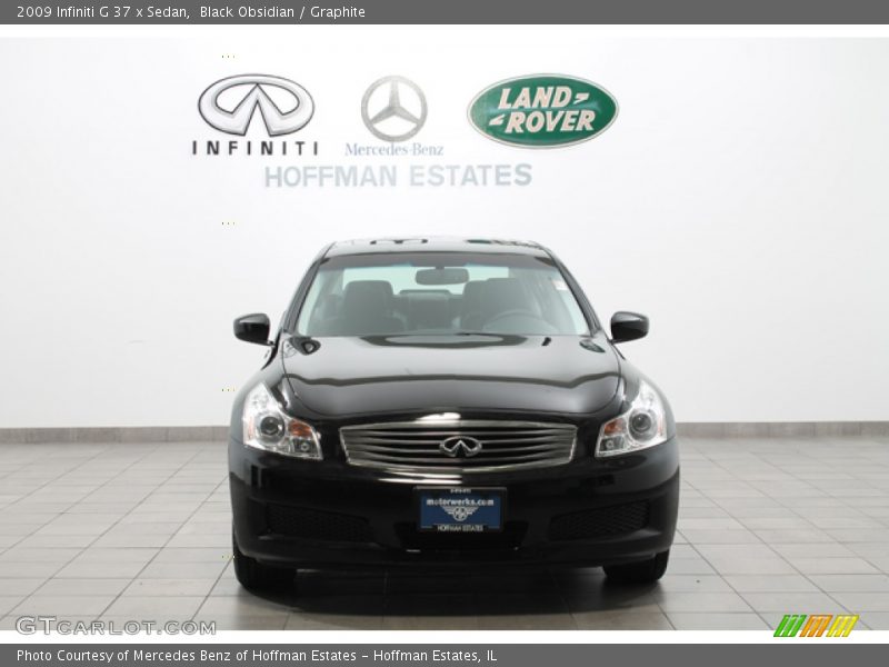 Black Obsidian / Graphite 2009 Infiniti G 37 x Sedan