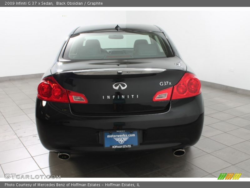 Black Obsidian / Graphite 2009 Infiniti G 37 x Sedan