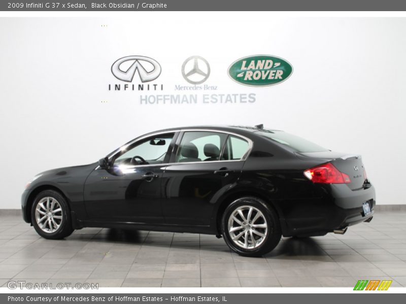 Black Obsidian / Graphite 2009 Infiniti G 37 x Sedan