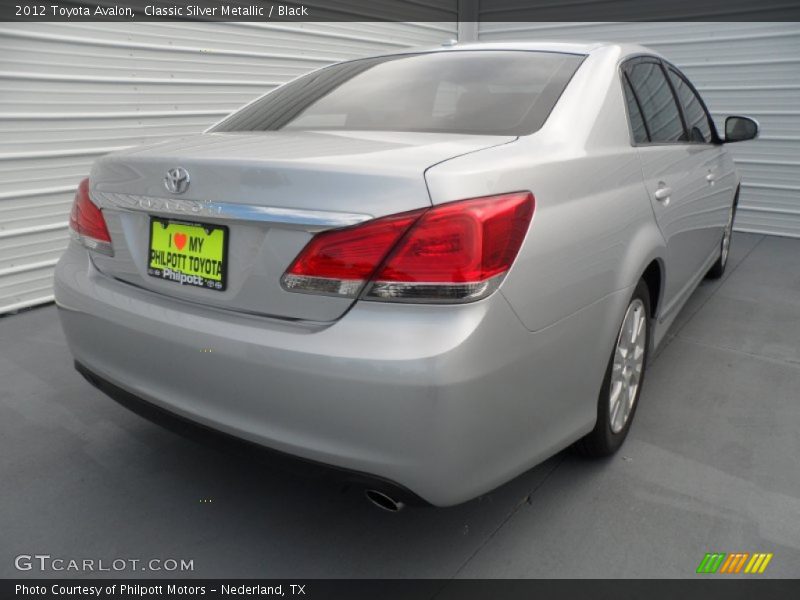 Classic Silver Metallic / Black 2012 Toyota Avalon