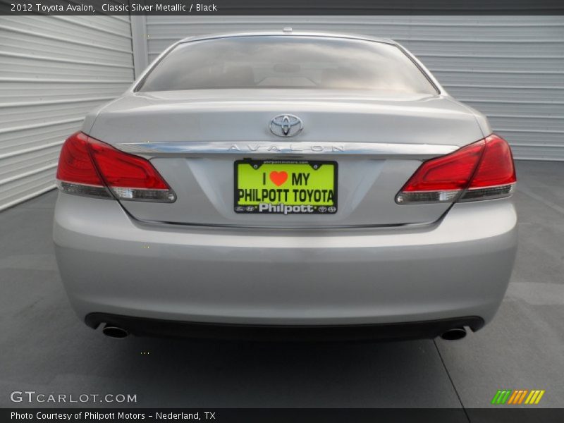 Classic Silver Metallic / Black 2012 Toyota Avalon