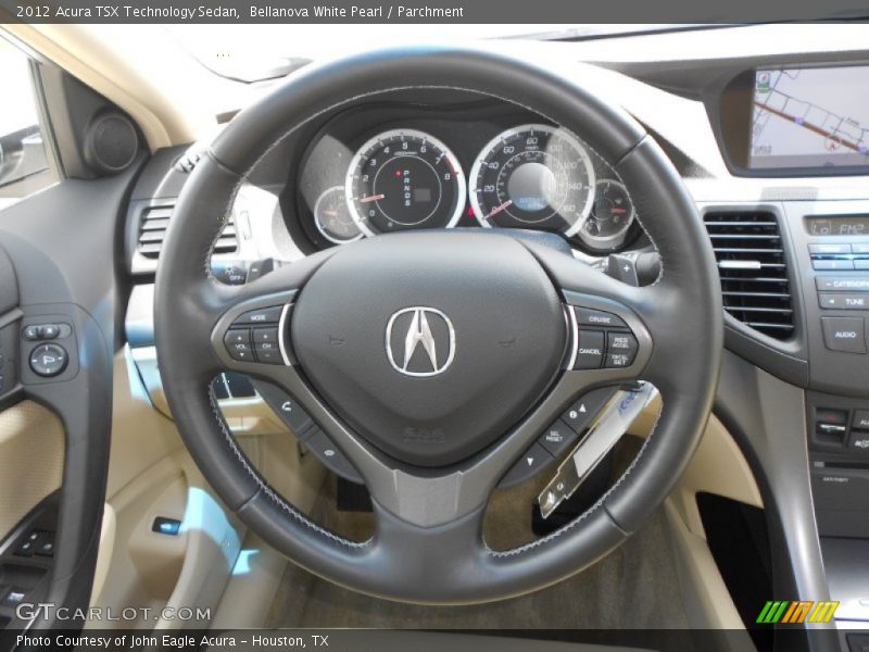 Bellanova White Pearl / Parchment 2012 Acura TSX Technology Sedan