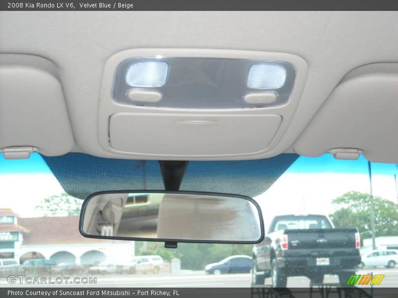 Velvet Blue / Beige 2008 Kia Rondo LX V6