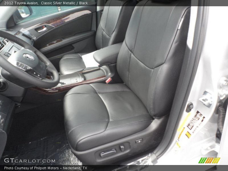 Classic Silver Metallic / Black 2012 Toyota Avalon
