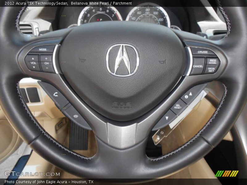 Bellanova White Pearl / Parchment 2012 Acura TSX Technology Sedan