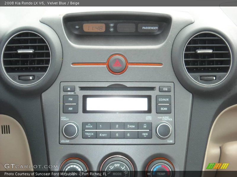 Velvet Blue / Beige 2008 Kia Rondo LX V6