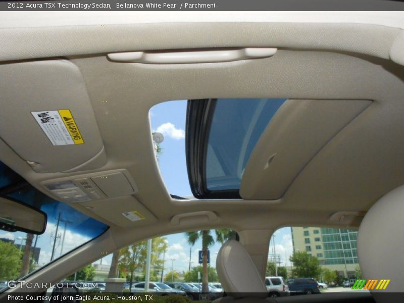 Bellanova White Pearl / Parchment 2012 Acura TSX Technology Sedan