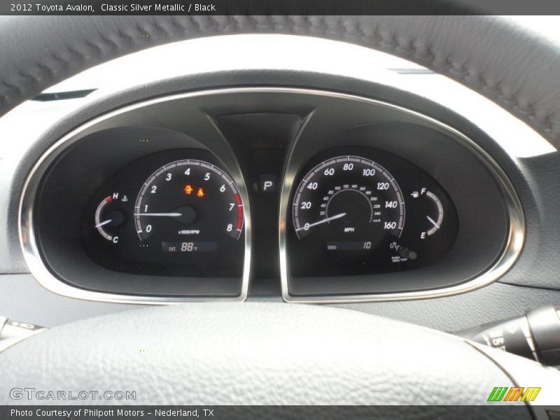 Classic Silver Metallic / Black 2012 Toyota Avalon