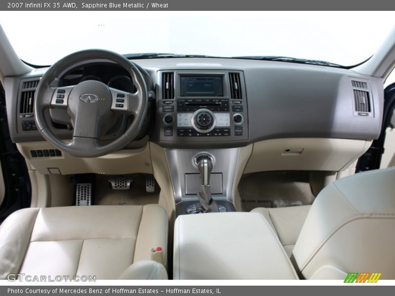 Sapphire Blue Metallic / Wheat 2007 Infiniti FX 35 AWD