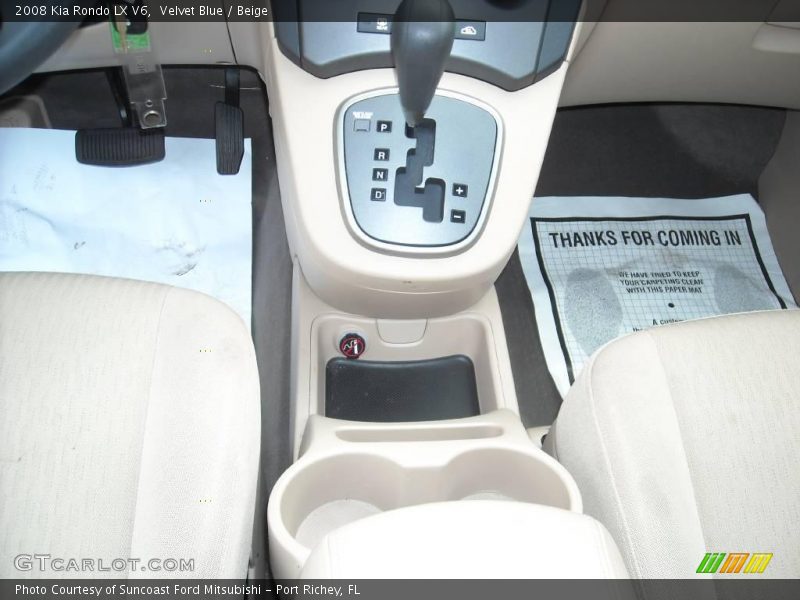 Velvet Blue / Beige 2008 Kia Rondo LX V6