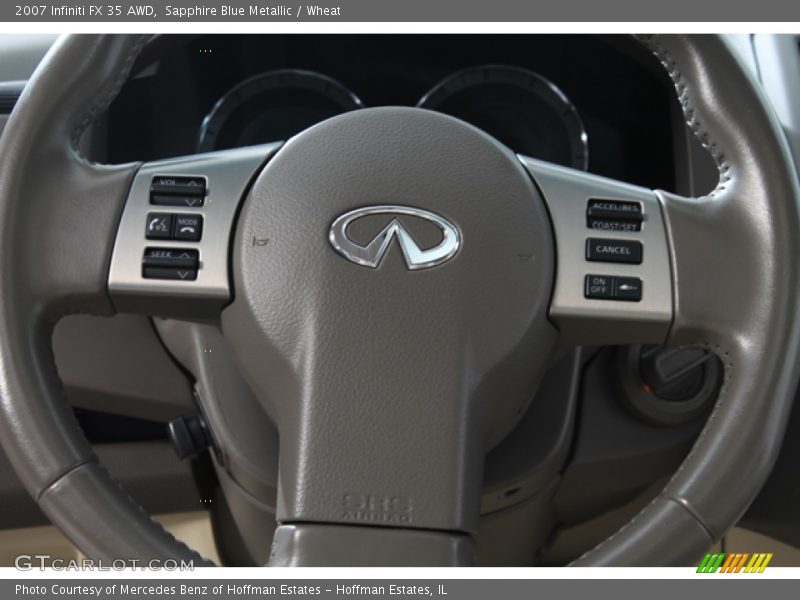 Sapphire Blue Metallic / Wheat 2007 Infiniti FX 35 AWD