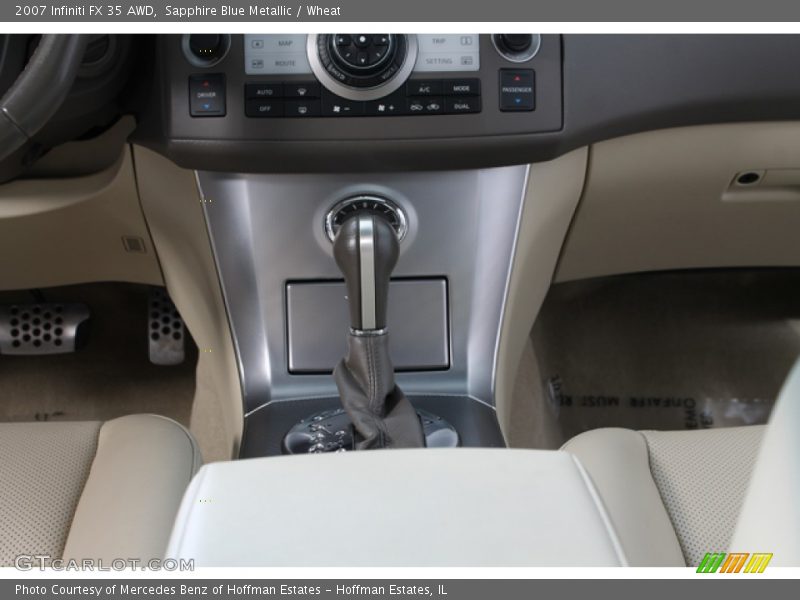 Sapphire Blue Metallic / Wheat 2007 Infiniti FX 35 AWD