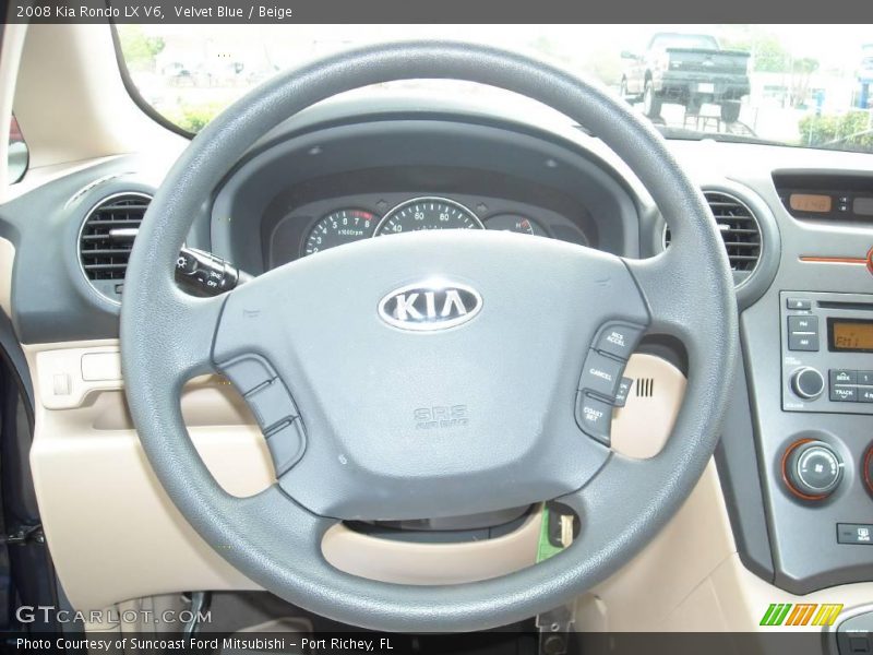 Velvet Blue / Beige 2008 Kia Rondo LX V6