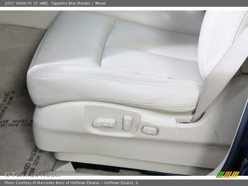 Sapphire Blue Metallic / Wheat 2007 Infiniti FX 35 AWD