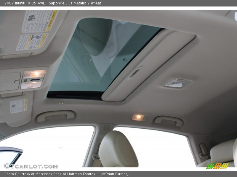 Sapphire Blue Metallic / Wheat 2007 Infiniti FX 35 AWD