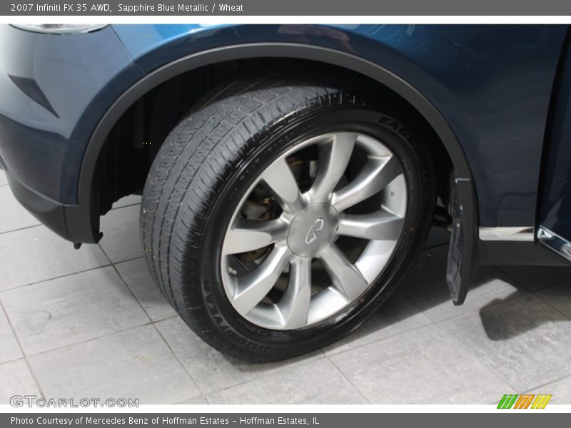 Sapphire Blue Metallic / Wheat 2007 Infiniti FX 35 AWD
