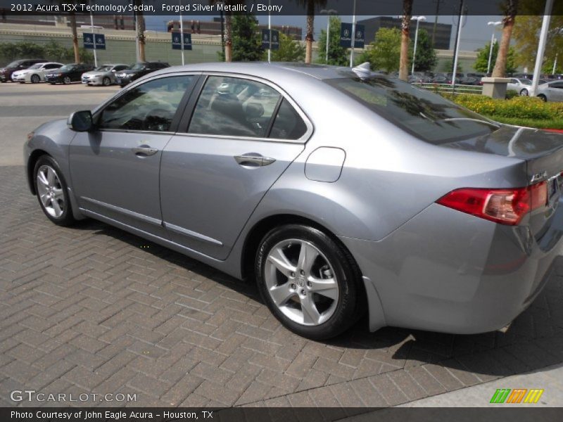 Forged Silver Metallic / Ebony 2012 Acura TSX Technology Sedan