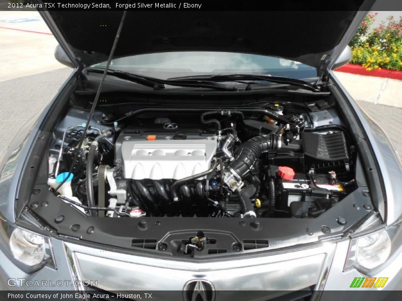 Forged Silver Metallic / Ebony 2012 Acura TSX Technology Sedan