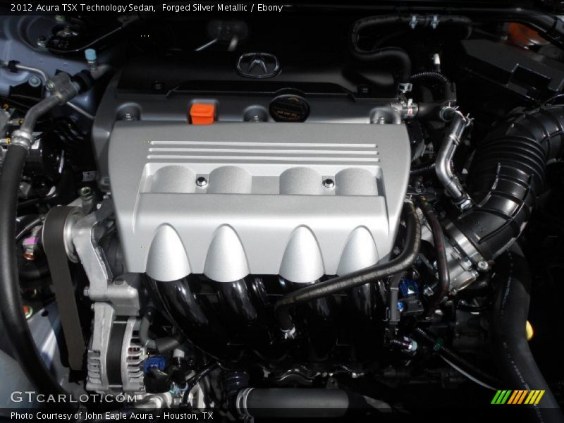 Forged Silver Metallic / Ebony 2012 Acura TSX Technology Sedan