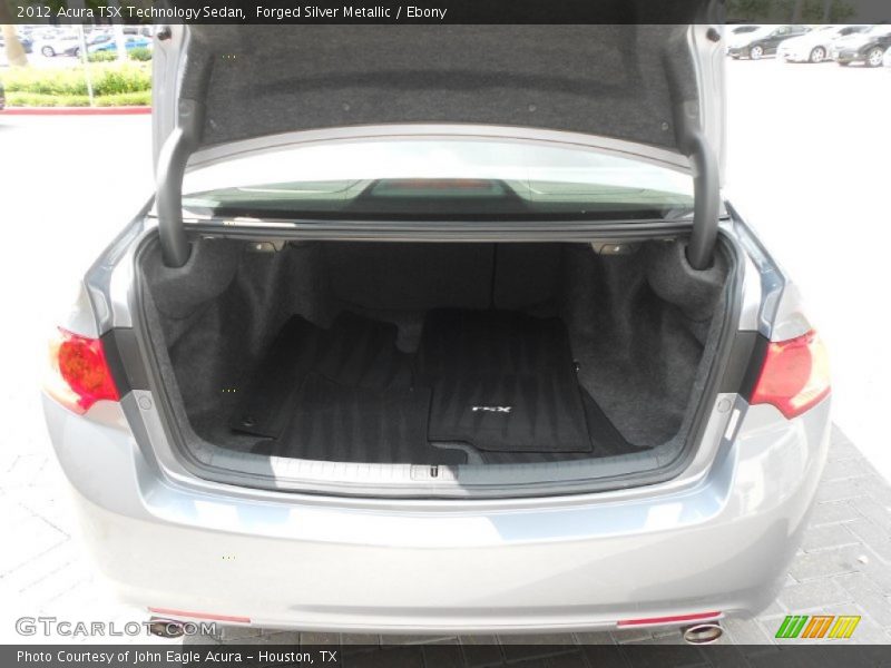Forged Silver Metallic / Ebony 2012 Acura TSX Technology Sedan