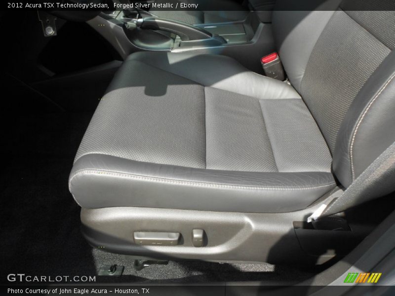 Forged Silver Metallic / Ebony 2012 Acura TSX Technology Sedan
