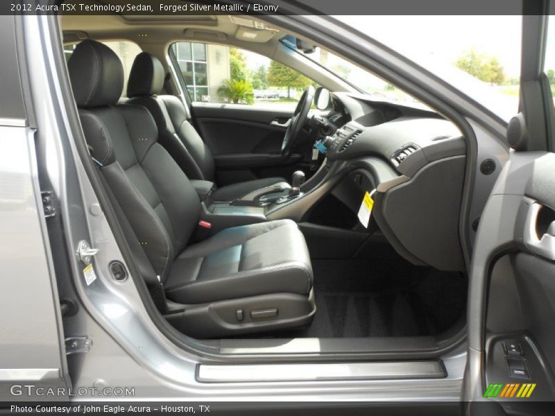 Forged Silver Metallic / Ebony 2012 Acura TSX Technology Sedan