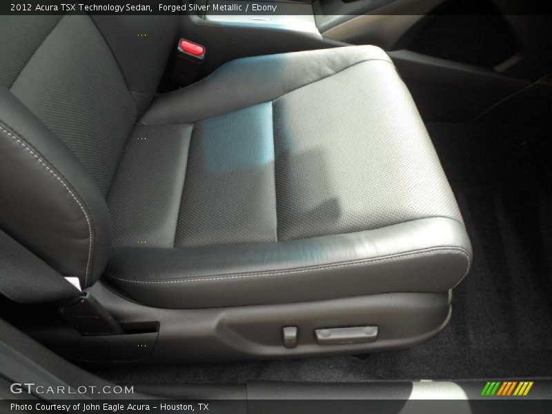 Forged Silver Metallic / Ebony 2012 Acura TSX Technology Sedan