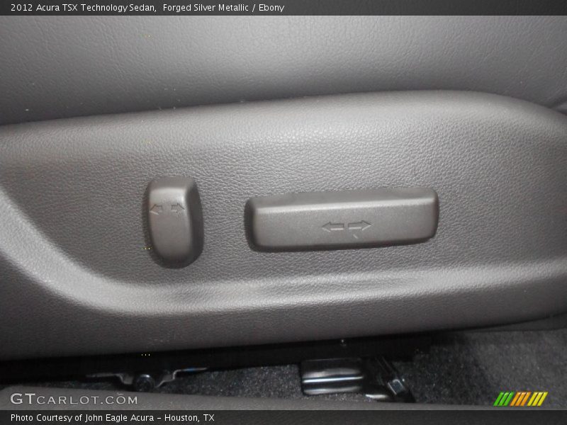 Forged Silver Metallic / Ebony 2012 Acura TSX Technology Sedan