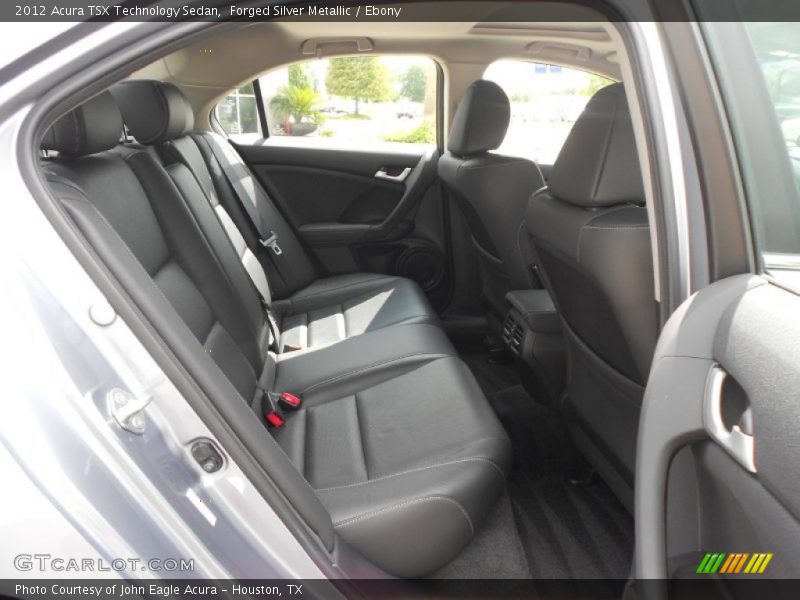 Forged Silver Metallic / Ebony 2012 Acura TSX Technology Sedan