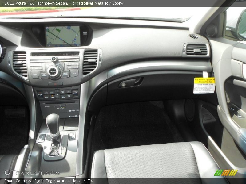Forged Silver Metallic / Ebony 2012 Acura TSX Technology Sedan