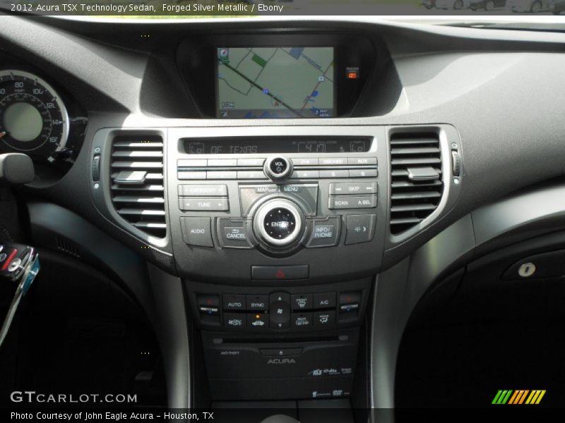 Forged Silver Metallic / Ebony 2012 Acura TSX Technology Sedan