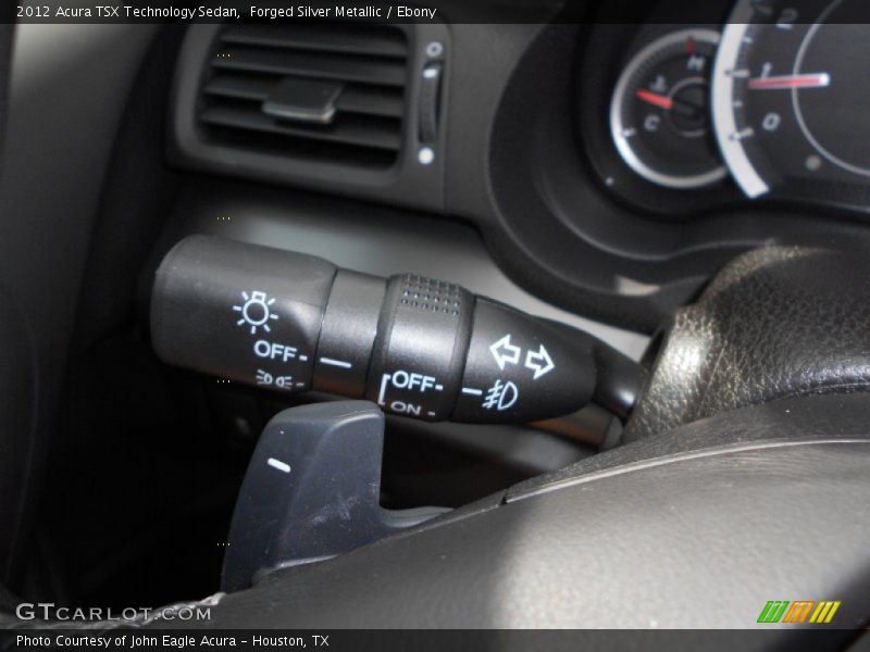 Forged Silver Metallic / Ebony 2012 Acura TSX Technology Sedan