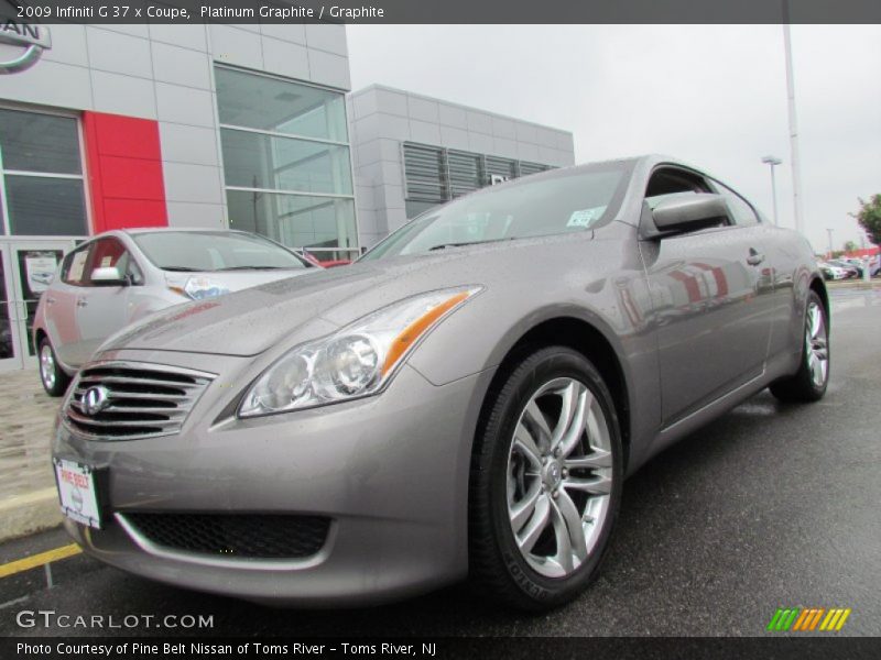 Platinum Graphite / Graphite 2009 Infiniti G 37 x Coupe