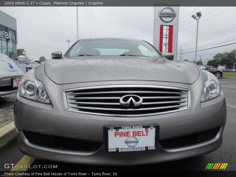Platinum Graphite / Graphite 2009 Infiniti G 37 x Coupe
