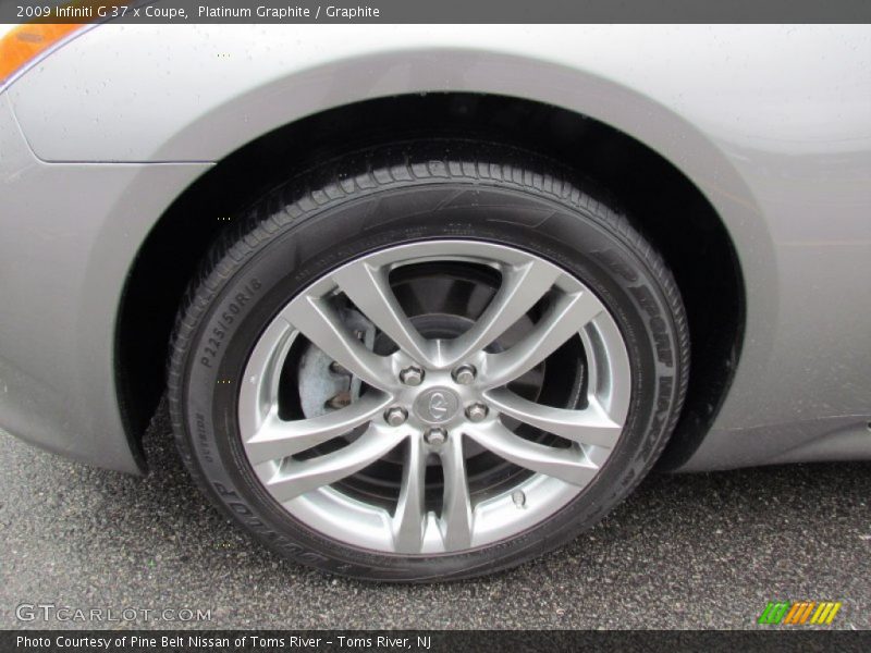 Platinum Graphite / Graphite 2009 Infiniti G 37 x Coupe