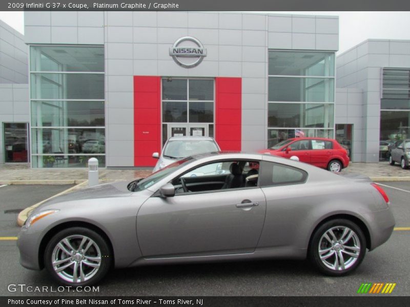 Platinum Graphite / Graphite 2009 Infiniti G 37 x Coupe