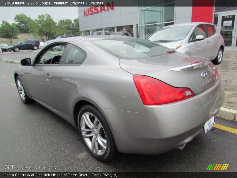 Platinum Graphite / Graphite 2009 Infiniti G 37 x Coupe