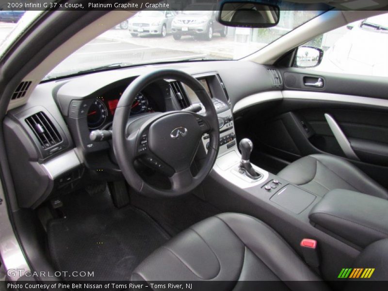 Platinum Graphite / Graphite 2009 Infiniti G 37 x Coupe