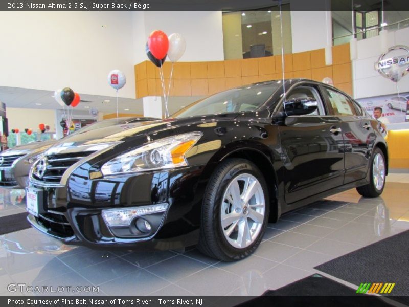 Super Black / Beige 2013 Nissan Altima 2.5 SL