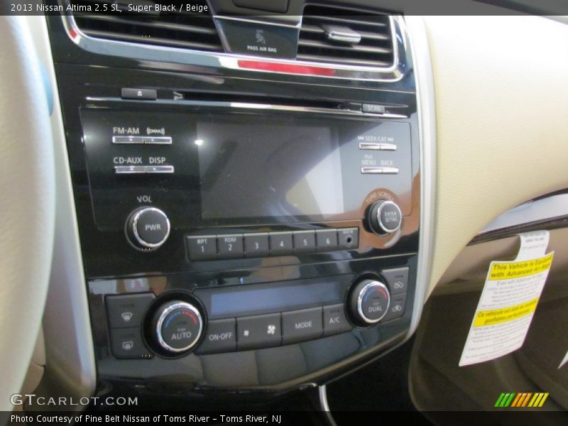 Super Black / Beige 2013 Nissan Altima 2.5 SL