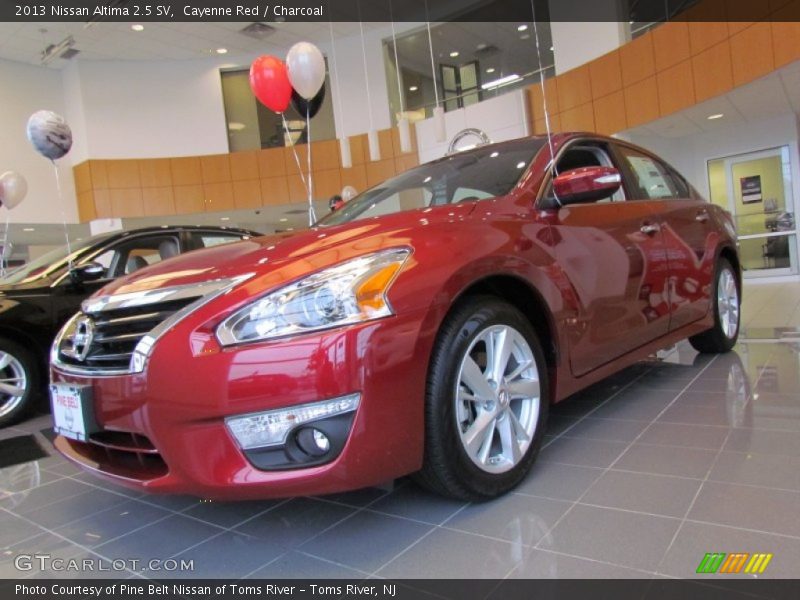 Cayenne Red / Charcoal 2013 Nissan Altima 2.5 SV