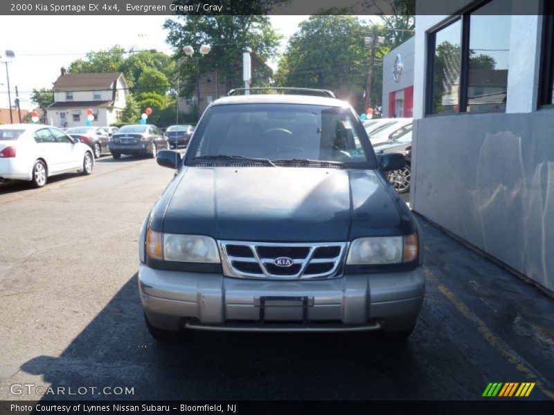 Evergreen Green / Gray 2000 Kia Sportage EX 4x4