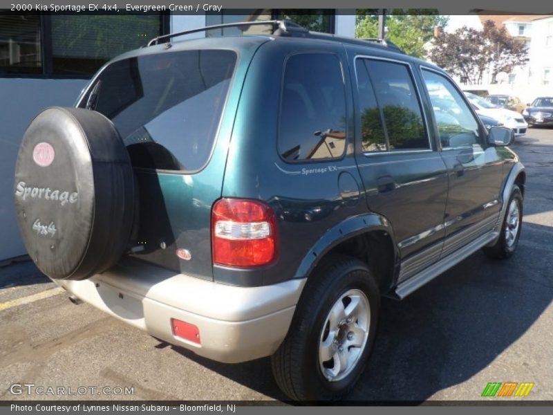 Evergreen Green / Gray 2000 Kia Sportage EX 4x4