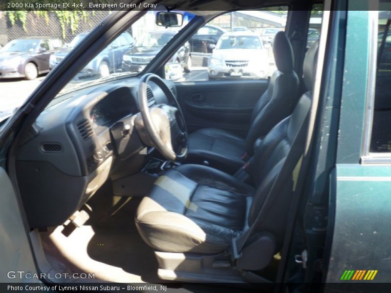 Evergreen Green / Gray 2000 Kia Sportage EX 4x4