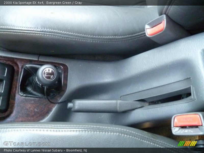 Evergreen Green / Gray 2000 Kia Sportage EX 4x4
