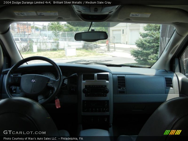 Brilliant Silver Metallic / Medium Slate Gray 2004 Dodge Durango Limited 4x4