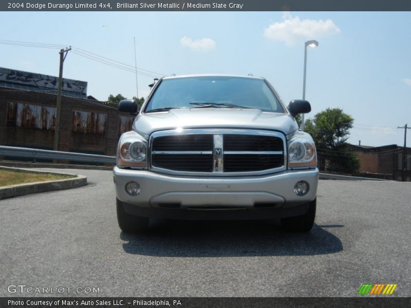 Brilliant Silver Metallic / Medium Slate Gray 2004 Dodge Durango Limited 4x4