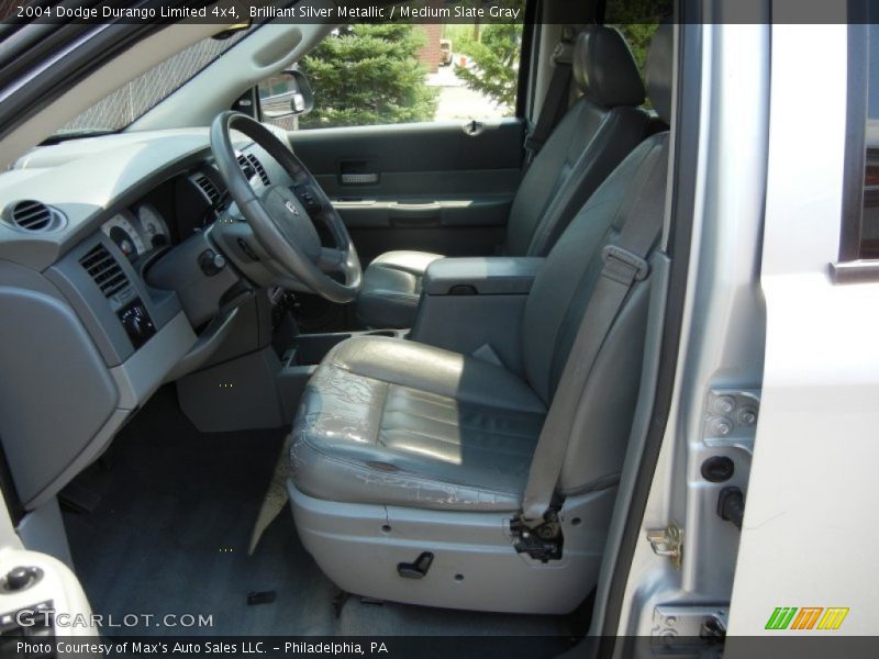 Brilliant Silver Metallic / Medium Slate Gray 2004 Dodge Durango Limited 4x4