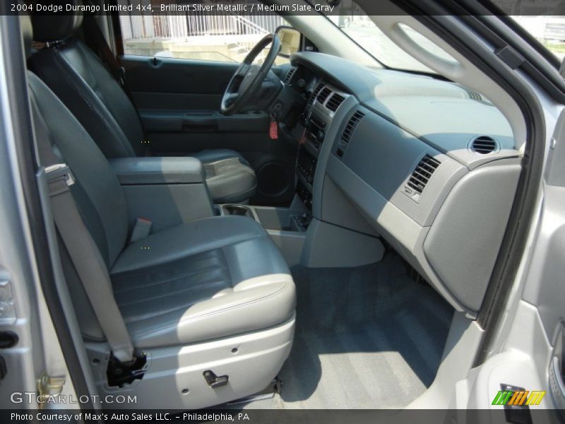 Brilliant Silver Metallic / Medium Slate Gray 2004 Dodge Durango Limited 4x4